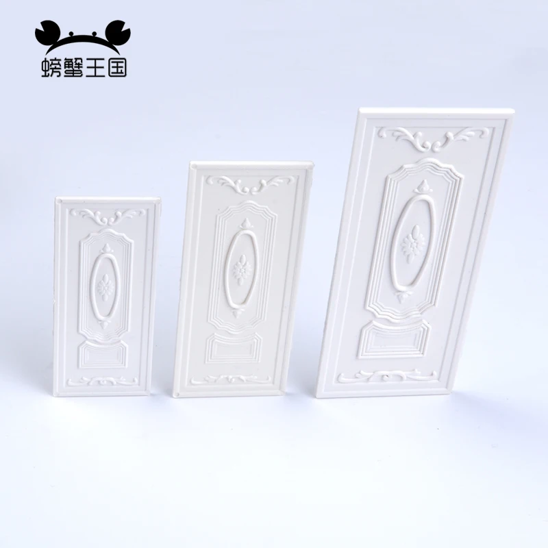 3 Chiếc 1:25 1:30 Mini Cửa Gỗ DIY Nhà Búp Bê Thu Nhỏ Đồ Mô Hình Trong Nhà Phong Cảnh Phụ Kiện Thu Nhỏ Nhà Xây Dựng Bộ Dụng Cụ