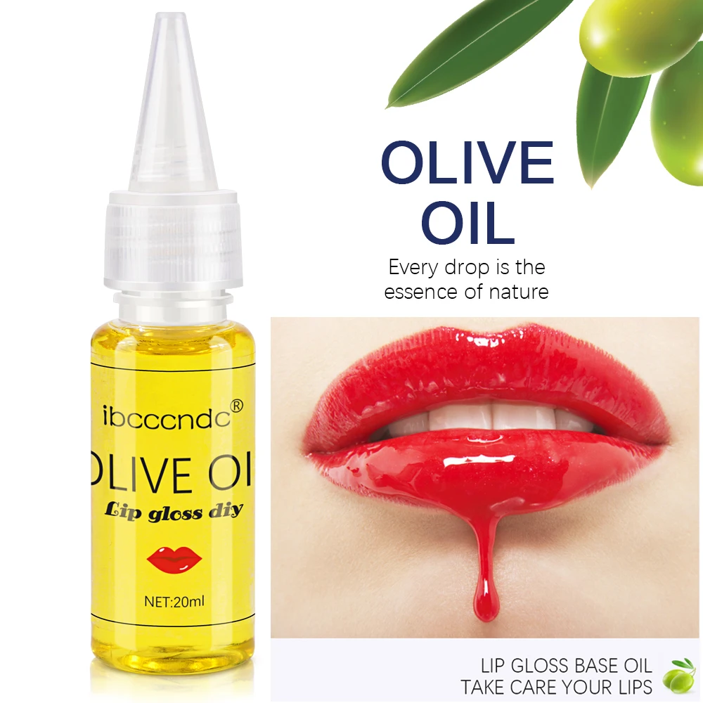 

Natural Olive Oil Essence for DIY Lip Gloss Oil Lip Care Safe Food Grade DIY Lip Gloss Lip Glaze Olive Oil Makeup Base Oil 20ml