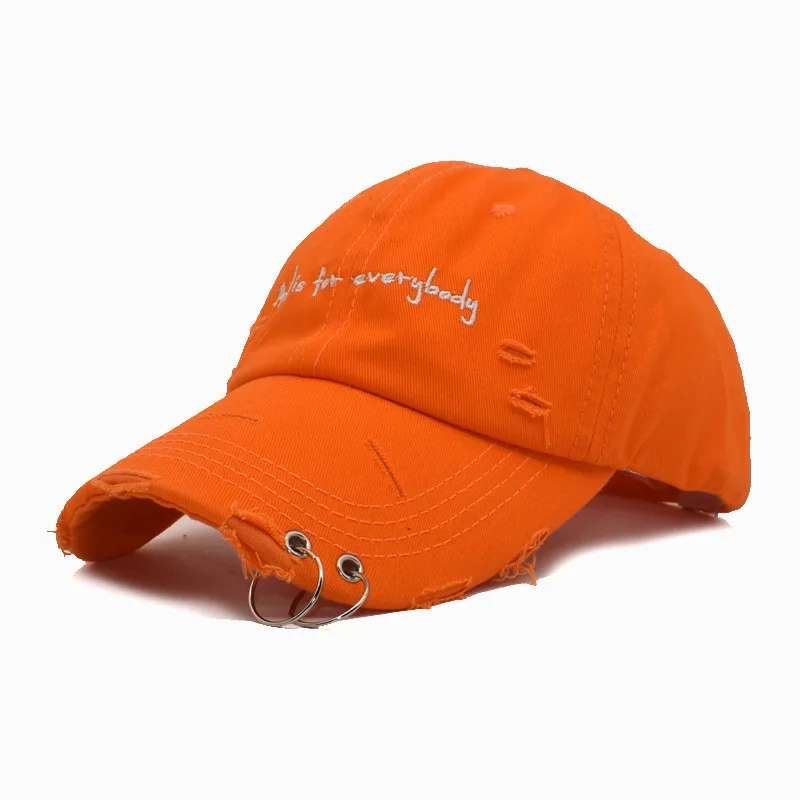 Hochwertige, verstellbare Baseballmütze mit Stickerei und Ring, Outdoor-Sport-Sonnenkappe für Damen und Herren, modische Snapback-Hip-Hop-Hüte – Detail 6