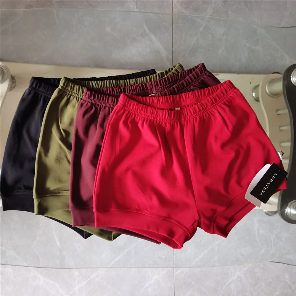 Luhayesa 95% algodão iyengar shorts feminino elástico confortável calças curtas crianças iyengar shorts