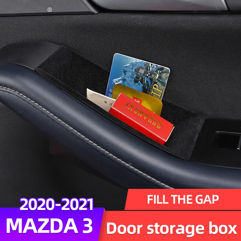 It is applicable to the modification of storage box of next generation Mazda 3 onksera door from 20 to 21