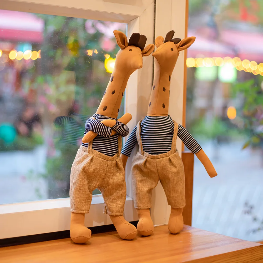 Kawaii Plüsch Spielzeug Für Kinder Niedlich Gestopft Deer Puppe Schöne Giraffe Spielzeug Für Kinder Mädchen Spielzeug Baby Beschwichtigen Puppe Hause decor