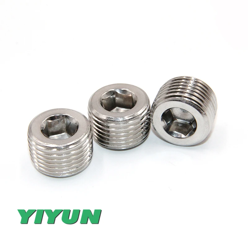 304 stainless steel inner hexagon outer hexagon choke plug G1/8 G1/4 G3/8 G1/2 G3/4 ED Pneumatic components fittings
