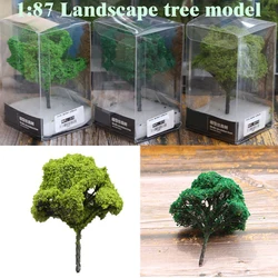 Miniature model  H0 ratio  1:87  Landscape tree model  Railway sand table DIY materials