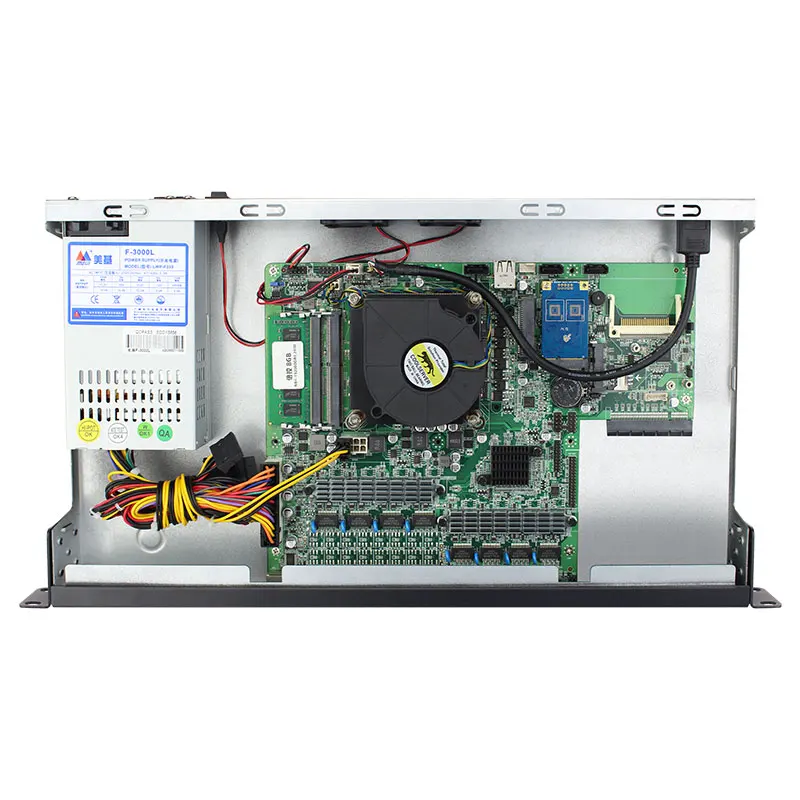 جهاز جدار حماية مثبت على رف C236 Xeon E3 1225V5 19 بوصة 1U pfSense مع OEM ODM الصين 8 إنتل جيجابت إيثرنت خادم الشبكة