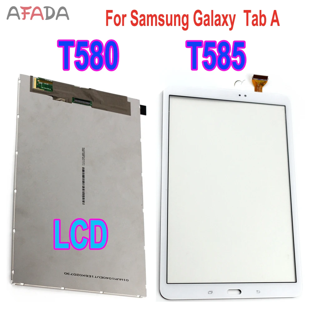 New For Samsung Galaxy Tab A 10.1 SM-T580 SM-T585 LCD screen and Touch Display Digitizer Assembly Replacement SM-T580 SM-T585