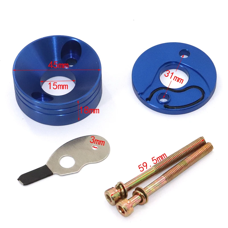 Carburetor Air Filter Adapter Vstack For 23cc 33cc 43cc Big Foot Goped Blade Scooter 47cc 49cc Pocket Bike Mini Dirt ATV image 2
