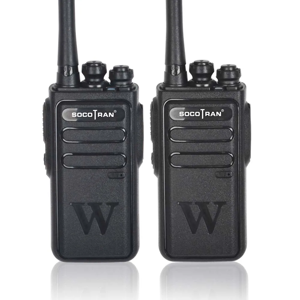 Socotran Handheld Walkie Talkie Portable Radio 5W High Power UHF Professional Two Way Ham Radio Communicator