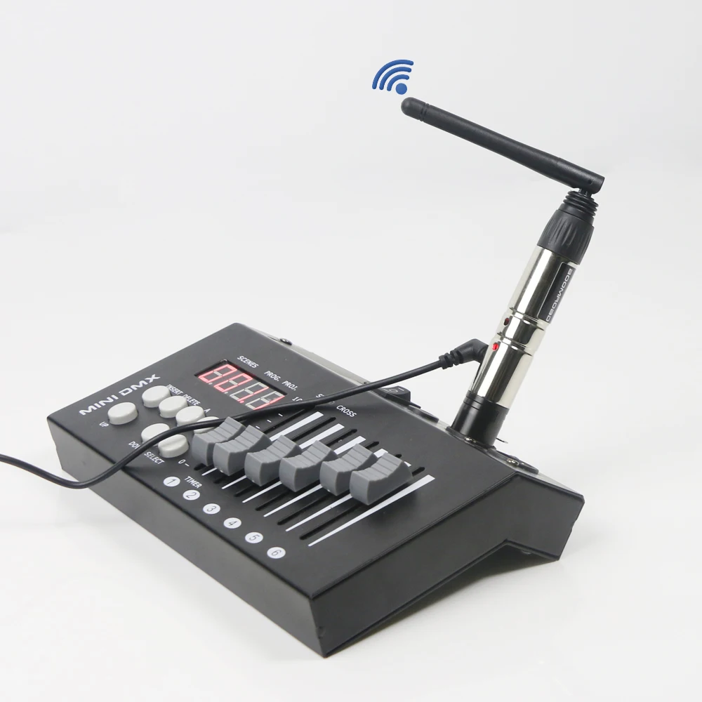 5pins XLR DMX Wireless Receiver Transmitter DMX512 Dfi DJ 2.4G Stage Light Control System LED Lights DMX Controller