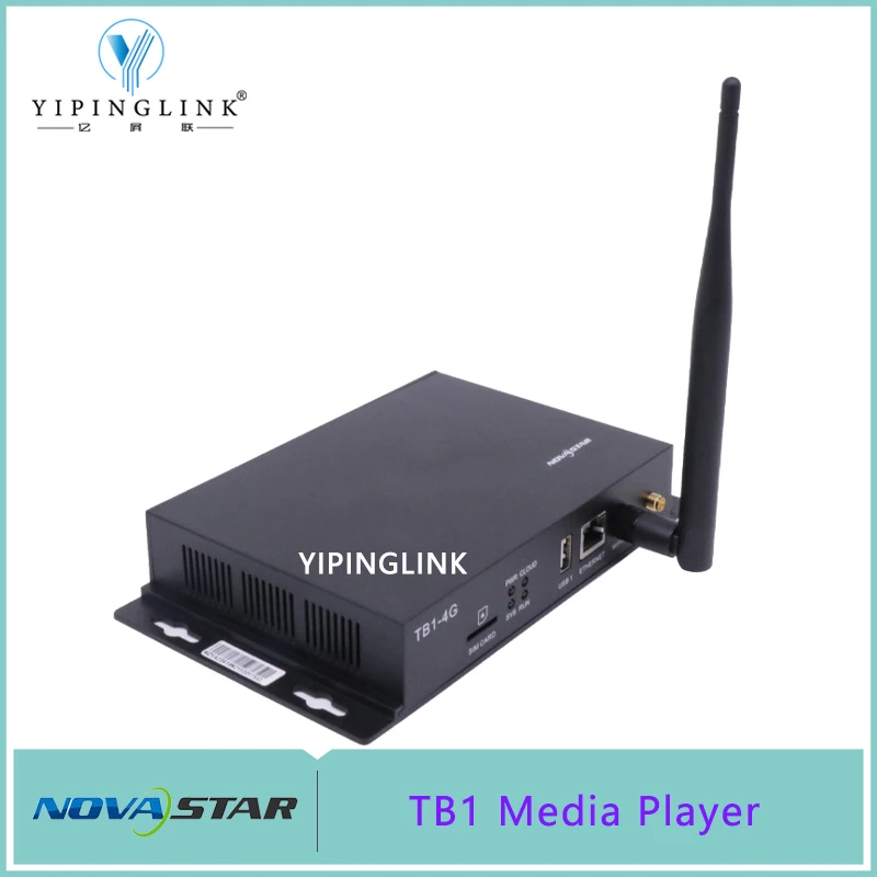 Novastar TB1 حاليا كامل اللون شاشة LED ميديا بلاير مربع TB1-4G غير المتزامن في الهواء الطلق شاشة LED إرسال مربع تحكم