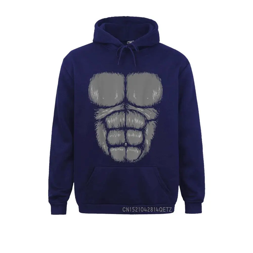 Funny Gorilla Chest Coat Gorilla Costume Top Men New Design Hoodies Lovers Day Sweatshirts Leisure Long Sleeve Clothes