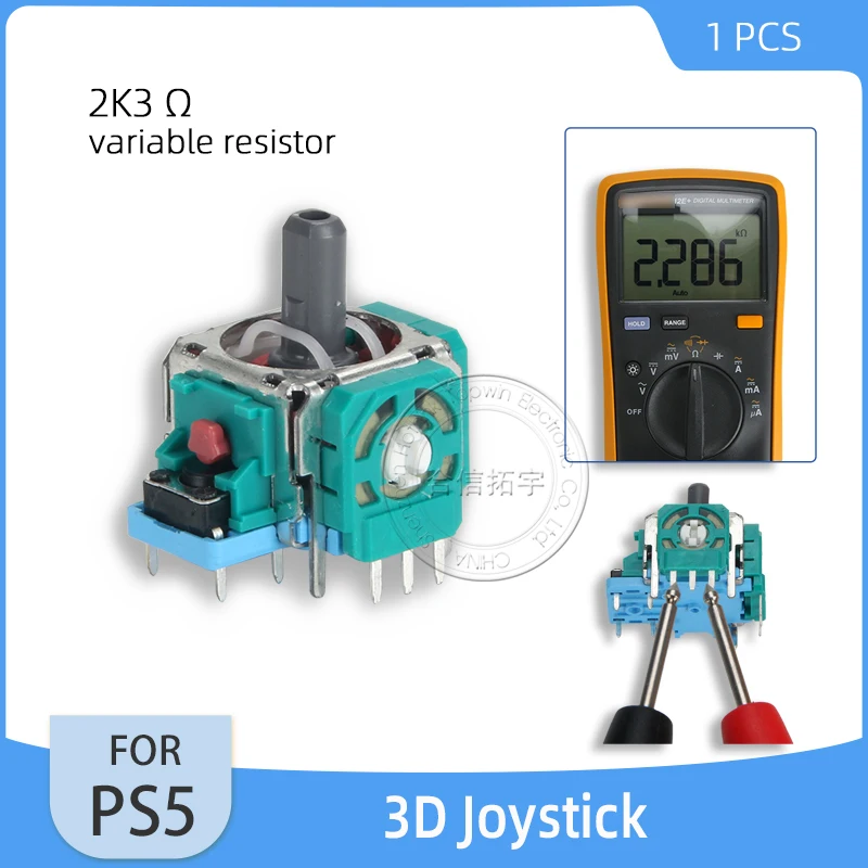 HOTHINK 2 Cái/lốc Thay Thế Ban Đầu 3D Analog Joystick Rocker Cho PS5 Bộ Điều Khiển Biến Trở Max 2k3Ω Đặc Biệt Cho P5