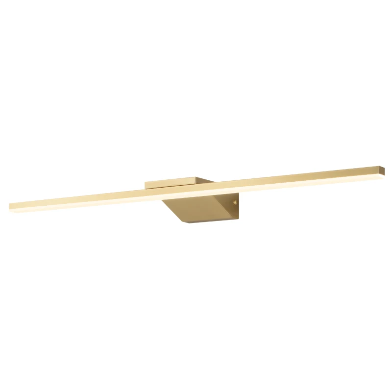 Post-modern Luxury Long Wall Lamps All Copper Mirror Headlight Sroom American Gold Dresser Makeup