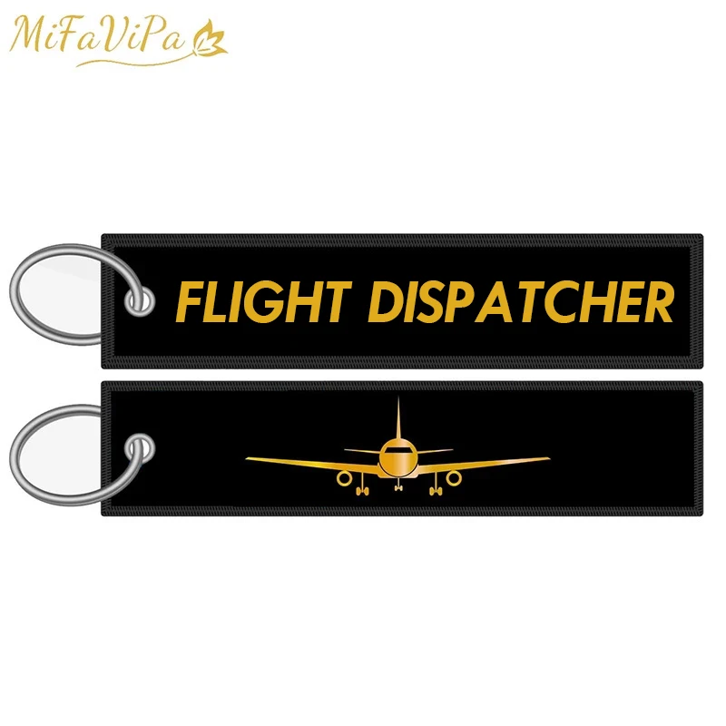 20PCS Custom Sample Keychains Fashion Trinket Customized llavero Safety Label Embroidery Customize Keyring Aviation Gift Trinket