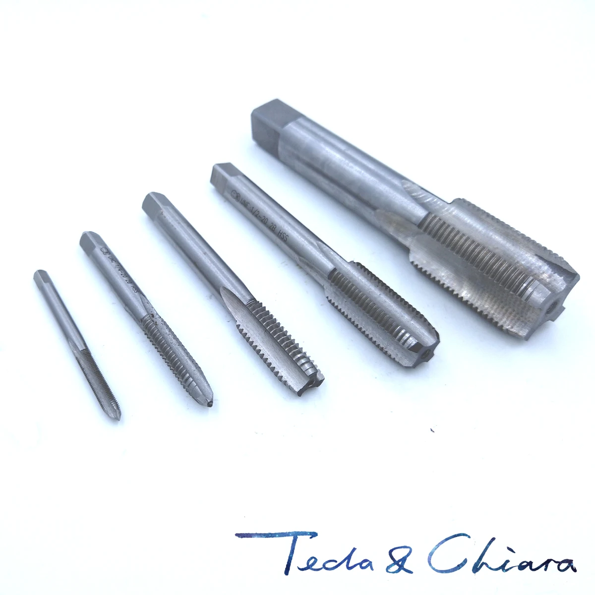 

2Pcs 3/8 20 UN 3/8-20 New HSS Right Hand Tap TPI Threading Tools For Mold Machining Free shipping