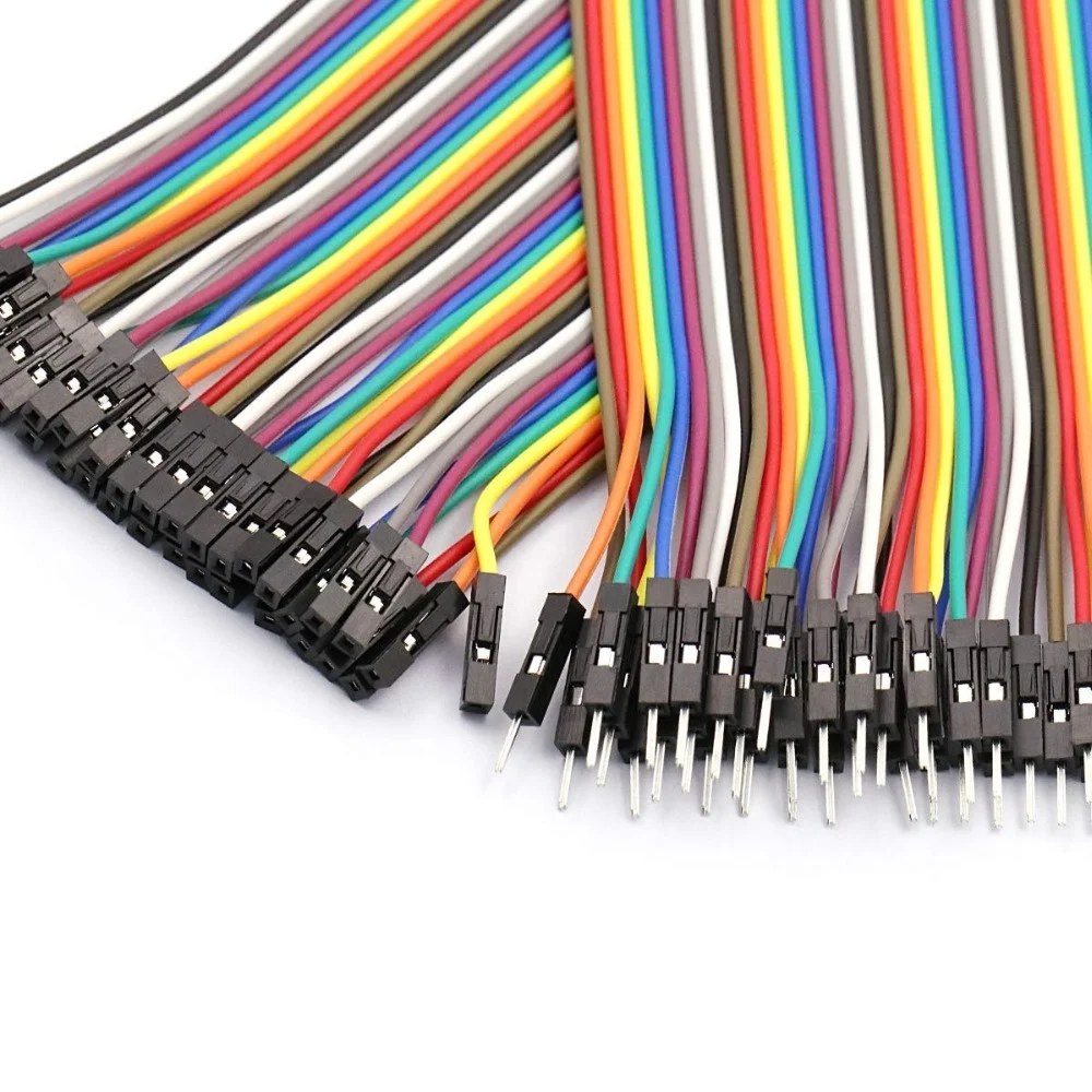 Bật Lửa Dupont Dây 20Cm Đực Nữ Đến Nam Nữ Để Nữ Dây Nhảy Dây Dupont Cáp 40Pcs cho Arduino DIY