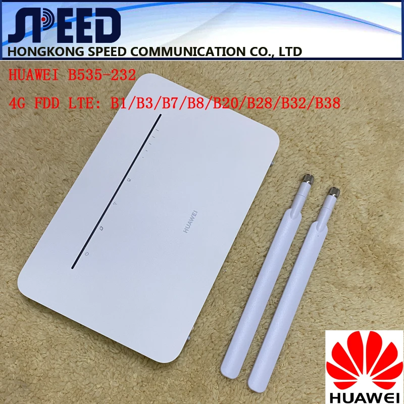 HUAWEI-Router B535 B535-232 4G 3 Pro, LTE, 300Mbps, SMA + antena par