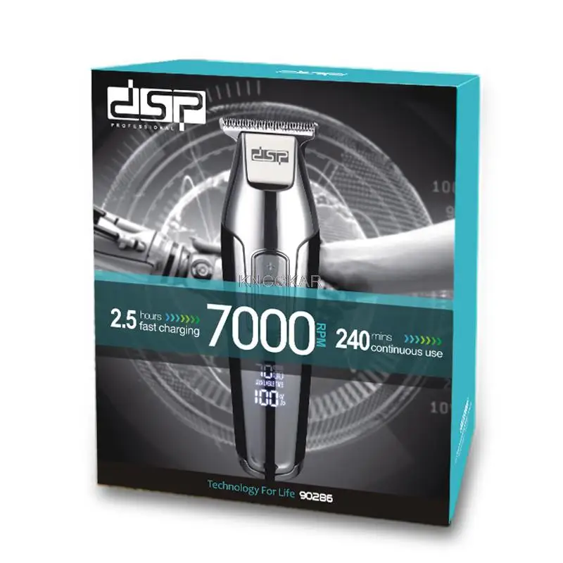 Zumbador de dispositivo de corte de pelo LED A, artefacto de corte de pelo de tallado profesional, Kit de carga USB