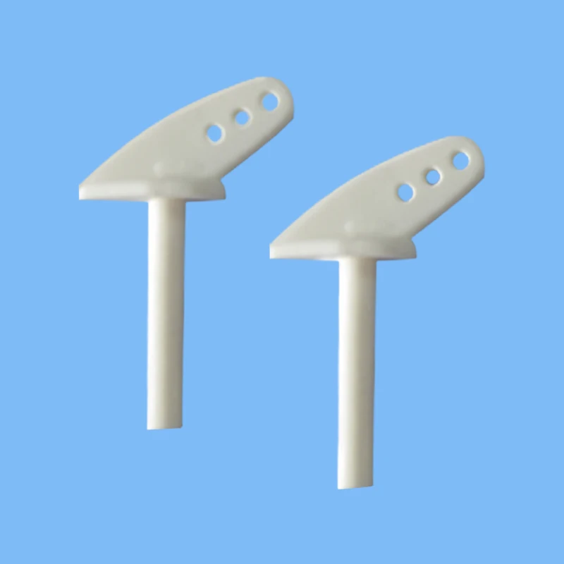 20 قطعة قرون النايلون 12x12 3 حفرة 2 حفرة RC أجزاء الطائرات الطائرات الكهربائية رغوة نموذج الملحقات #5