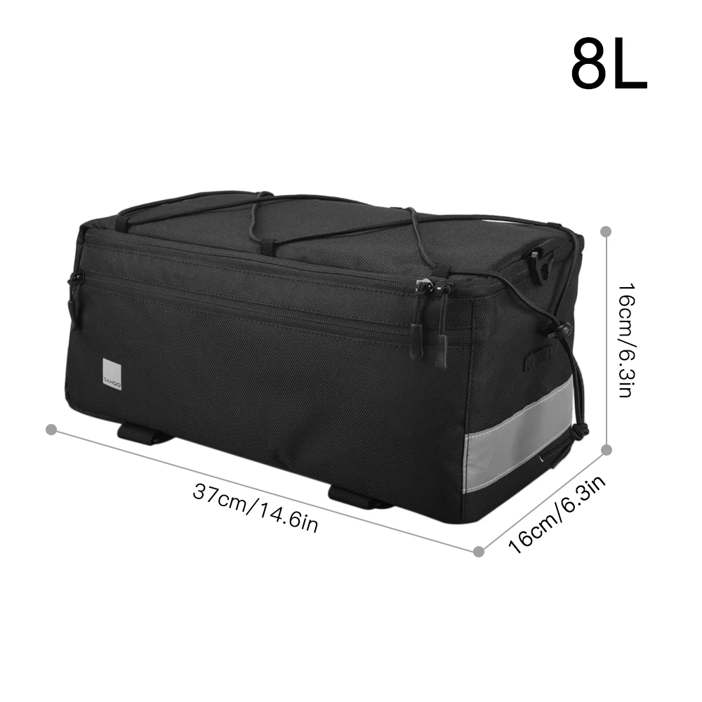 Multi Function Cycling Insulated Trunk Cooler Bag Bicycle Bike Rear Seat Bag Luggage Rack Pannier Bag  Bike Accessories