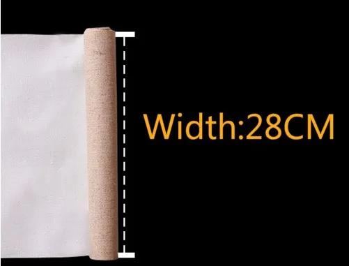 Imagem -06 - Mistura de Linho Preparada em Branco Camada Pintura a Óleo Tela Pintura Acrílica 1m um Rolo 28 48cm de Largura de Alta Qualidade