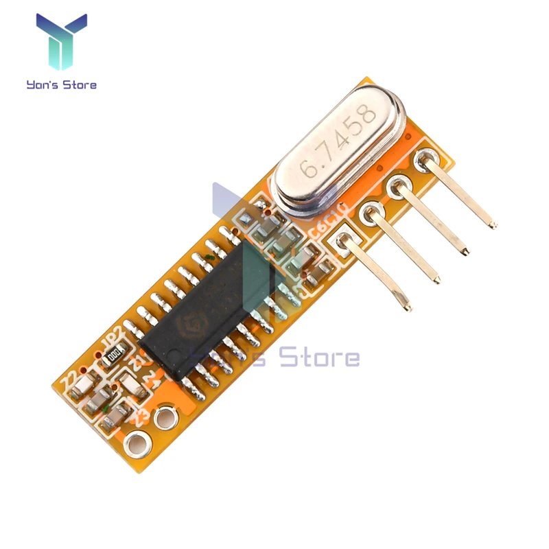 10 Chiếc RXB12 433Mhz Superheterodyne Bộ Thu Không Dây Chính Xác Cho Arduino AVR