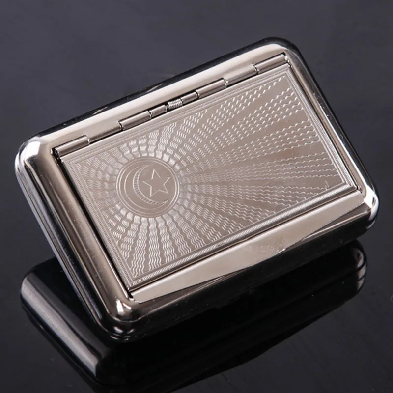 Stainless Steel  Cigarette Case Smoking Accessories Metal Cigarette Box Cigarette Holder Tobacco shreds Box