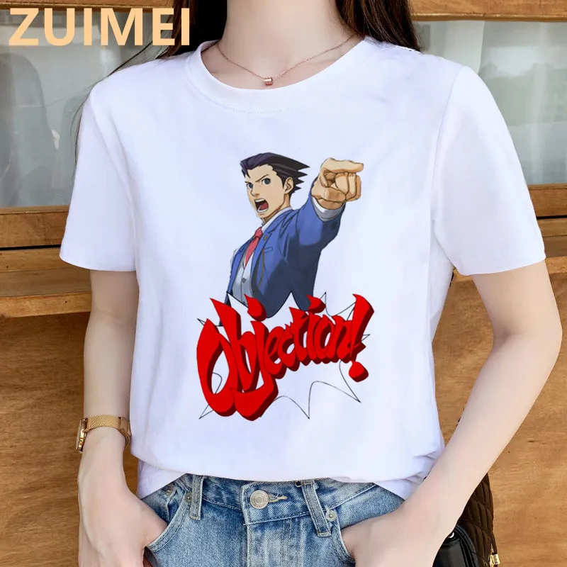 Objection Hold it  Print Harajuku Top Goth Women T-shirt Casual ladies basic O-collar White Short Sleeved T-shirt Girl,Drop Ship