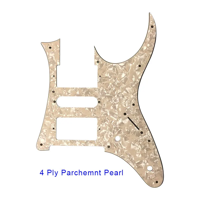 Xinyue Custom Guitar Parts - For 10 Mountong Screws MIJ Ibanez RG 350 DXZ Guitar Pickguard HSH Humbucker Pickup Scratch Plate