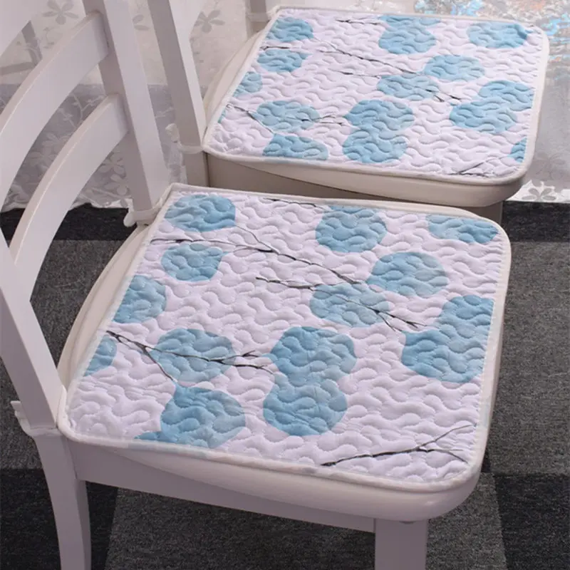 

2 Pcs/set Cheap Cushion Easy To Fold & Carry Square Cotton Chair Cushion Super Soft Seat Pat For Office Dinning Home 40x40 Cm
