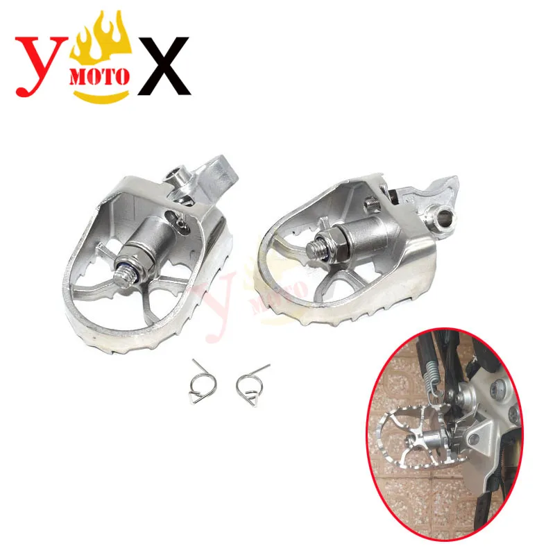 Sửa Đổi Xe Máy Chống Trơn Trượt Trước Người Lái Xe Footpeg Để Chân Bàn Đạp Cho Xe BMW F650GS G650GS F700GS F750GS F800GS F850GS R1200GS