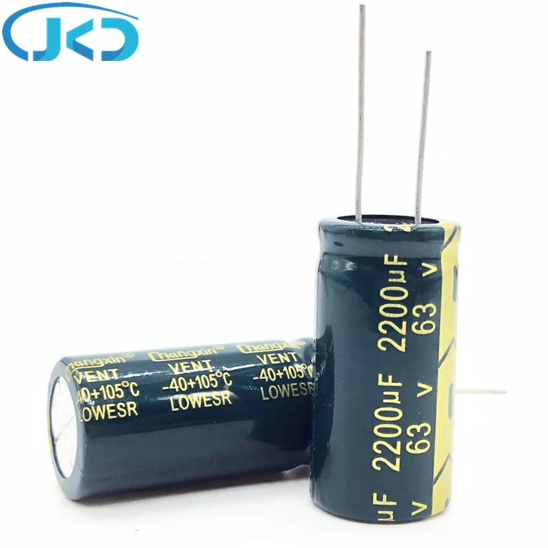 5pcs/lot 63V 2200UF 18*35mm high frequency low impedance aluminum electrolytic capacitor 2200uf 63V 20%