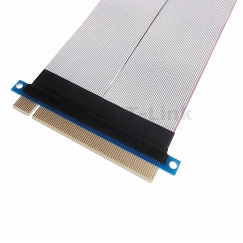 كابل موسع شريط Bitcoin المرن PCI Express 16X وصلة PCIe X16 مع طاقة موليكس 4Pin 12 فولت لمعدات التعدين