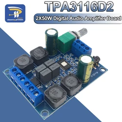 TPA3116 Digital Audio Amplifier Board TPA3116D2 Subwoofer Speaker Amplifiers DC4.5V-24V 2*50W