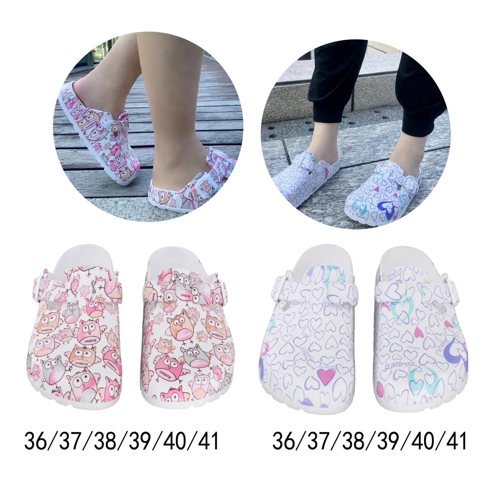 Summer Outdoor Slippers EVA Non-slip Nurse Clogs Flat-soled Operating Shoes Beach Hollow Garden Shoes Casual for Men Women New