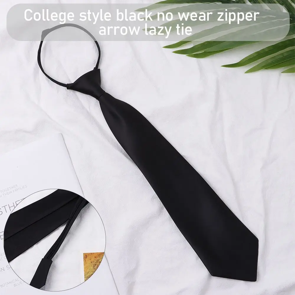 

Slim Clothing Accessories Clip On Narrow Neck Tie Ties Necktie