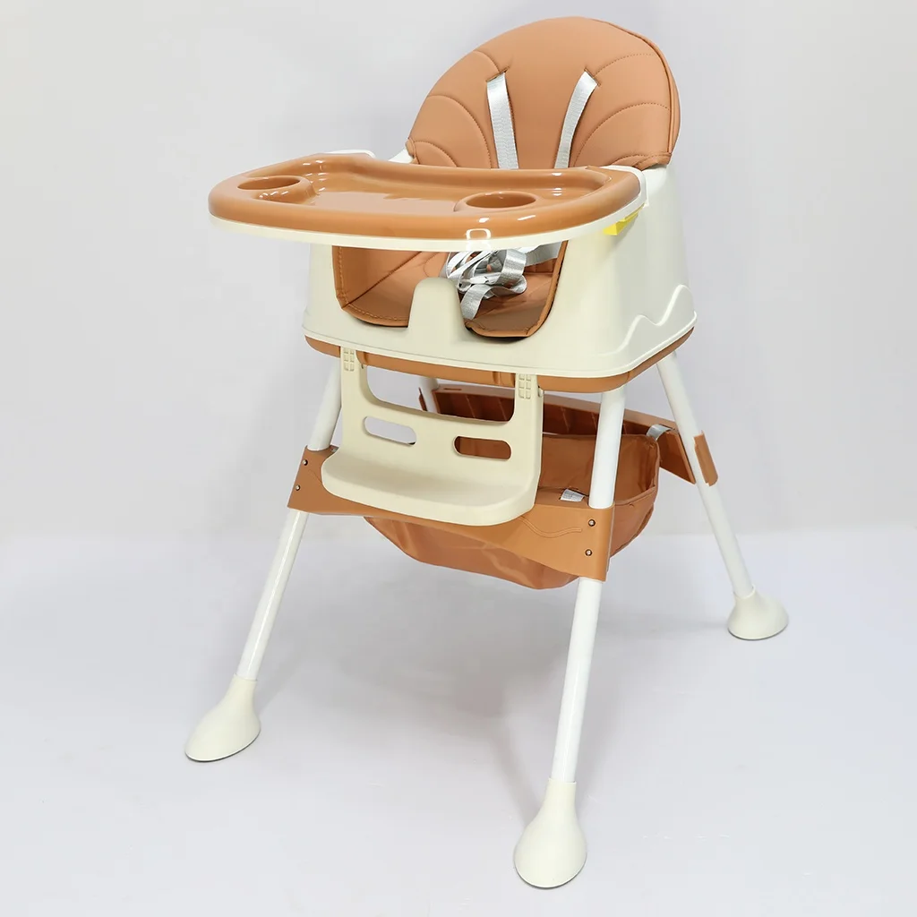 Silla alta portátil de plástico suave para niños, 3 en 1, multifunción, para alimentación de bebé, venta al por mayor, 2021