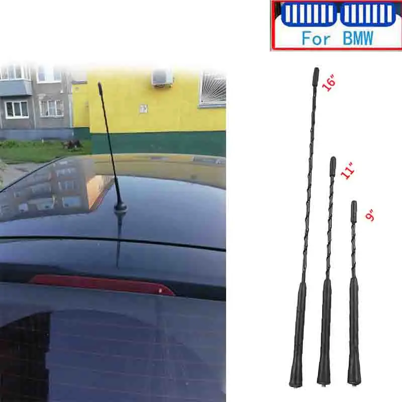 

3Size Spiral For Bmw E90 E39 E46 E91 F30 G20 E60 F11 F10 F07 G30 E53 Series 1 2 4 6 3 5 7 8 Car Roof Stereo Radio FM/AM Antenna