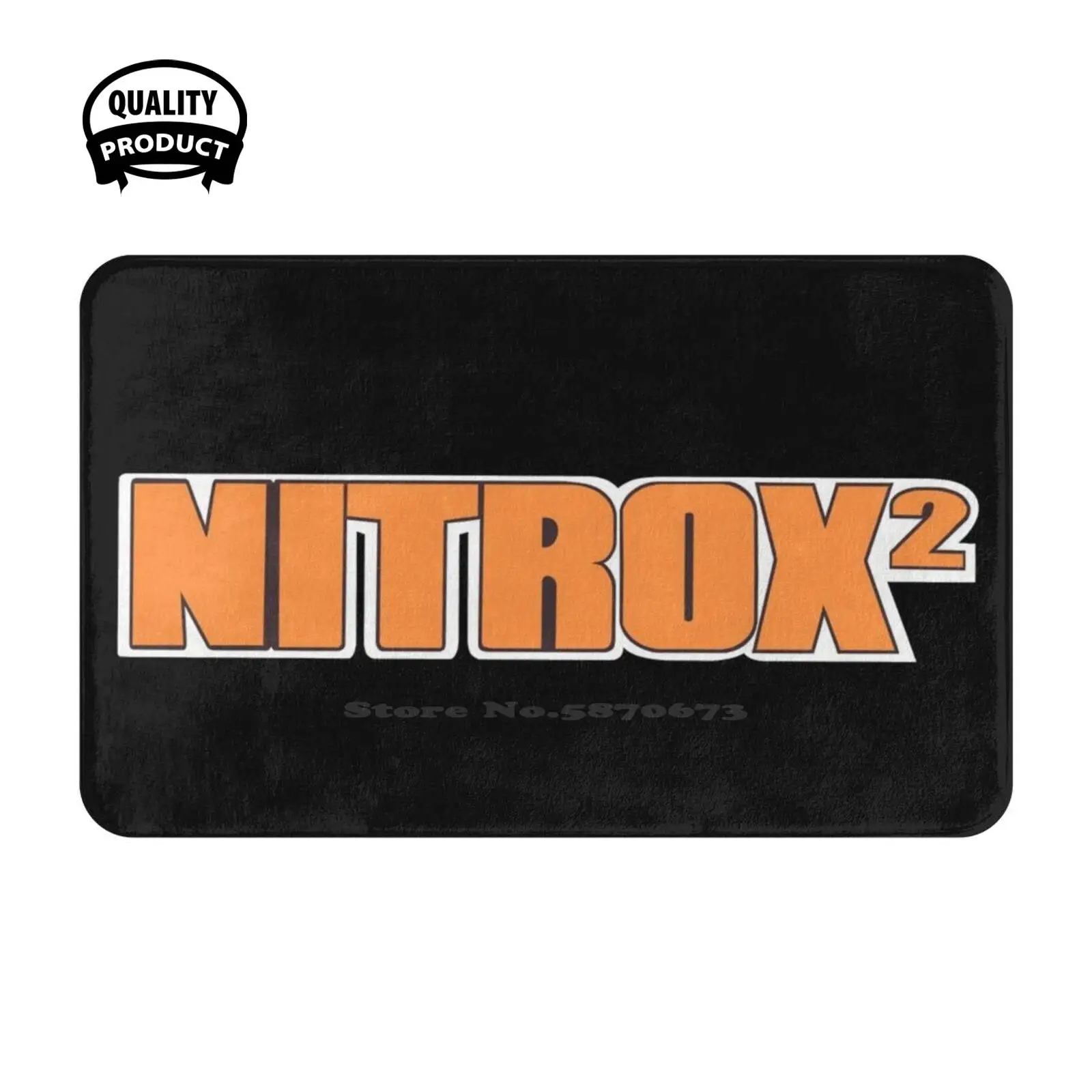 Nitrox 2 Logo Soft Cushion Home Carpet Door Mat Car Rug Nitrox 2 Drones Acceleracers Markie Vert Wheeler Taro Kitano Highway 35