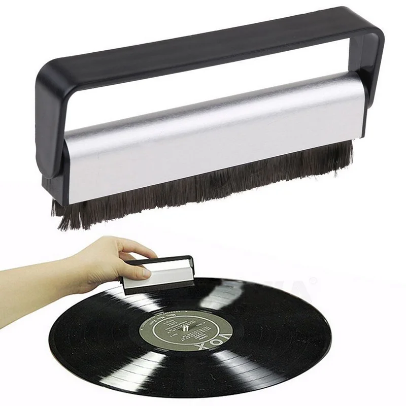 

Vinyl Record Cleaner Anti Static Cleaning Brush Dust Remover Kits Carbon Fiber Velvet Brush for CD/LP Vinyl Phonograph Turntable