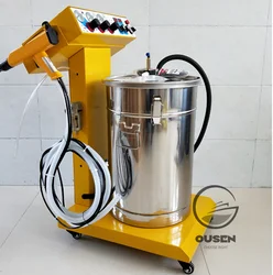 Portable Powder Paint Experiment System Electrostatic Powder Coating Machine  Powder Coating Test Gun