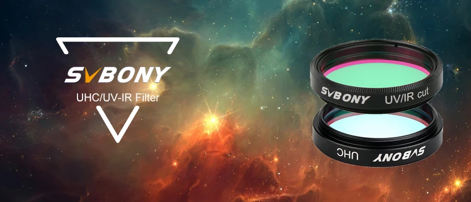 Svbony 1,25'' UHC/UV-IR Eliminierung von Lichtverschmutzungsfiltern für Astronomie-Teleskop-Okular Beobachtung des tiefen Weltraums – Detail 2