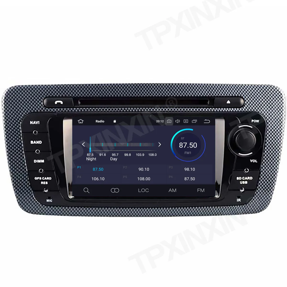 6+128GB Android 11 For Seat Ibiza Multimedia Player GPS Navi Audio Stereo Screen DVD Head Unit Tape Recorder