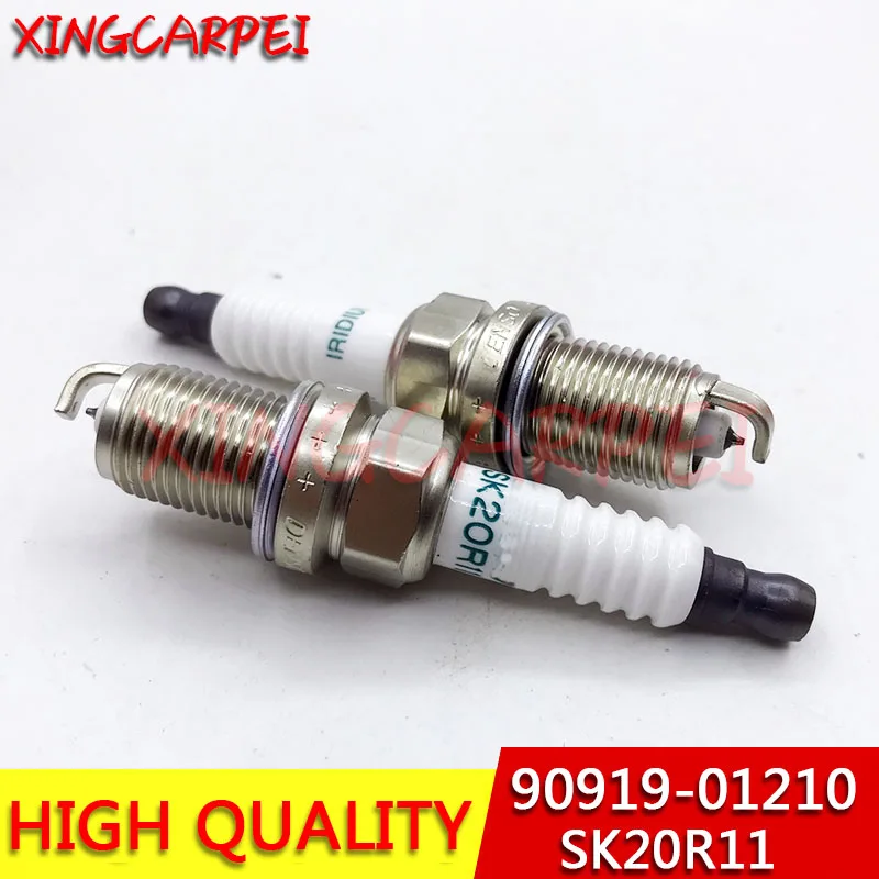 4pcs sk20r11 90919-01210 NEW iridium spark plugs For Toyota Scion Lexus 9091901210 sk20r 11 90919 01210 RC89WYPB4