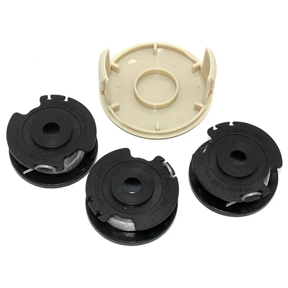 

Spool With Line+Spool Cap Cover For Greenworks 21332, 21222A, 21602, 21062, 21132, 21242, 21282, 21312, 21302, 21342, 21262