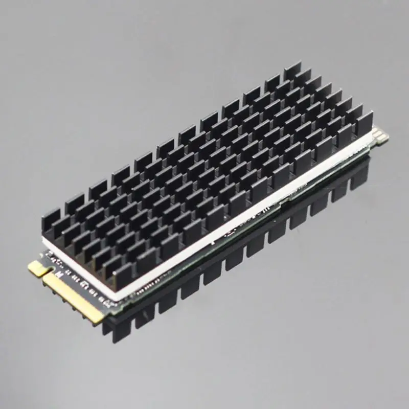 Heatsink Heat Dissipation Aluminum Radiator M.2 NGFF Cooling Heat Sink Heat Thermal Pads for M.2 NGFF 2280 PCI-E NVME SSD