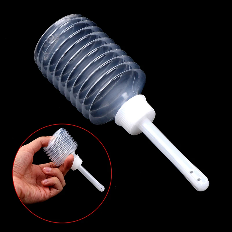 Portable 200ml Disposable Clear Enema Douche Applicator Bottle Anal Vaginal Bulb Douche Enema Irrigator Rectal Syringe Cleaner