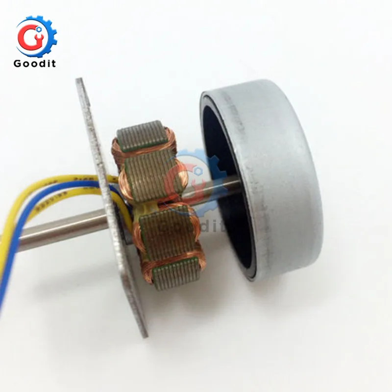 Micro AC Wind Turbines Generator 3-Phase Mini Brushless Motor 3-24V 0.1A-1A 0.5-12W 300-6000RPM LED Hand Alternator Generator