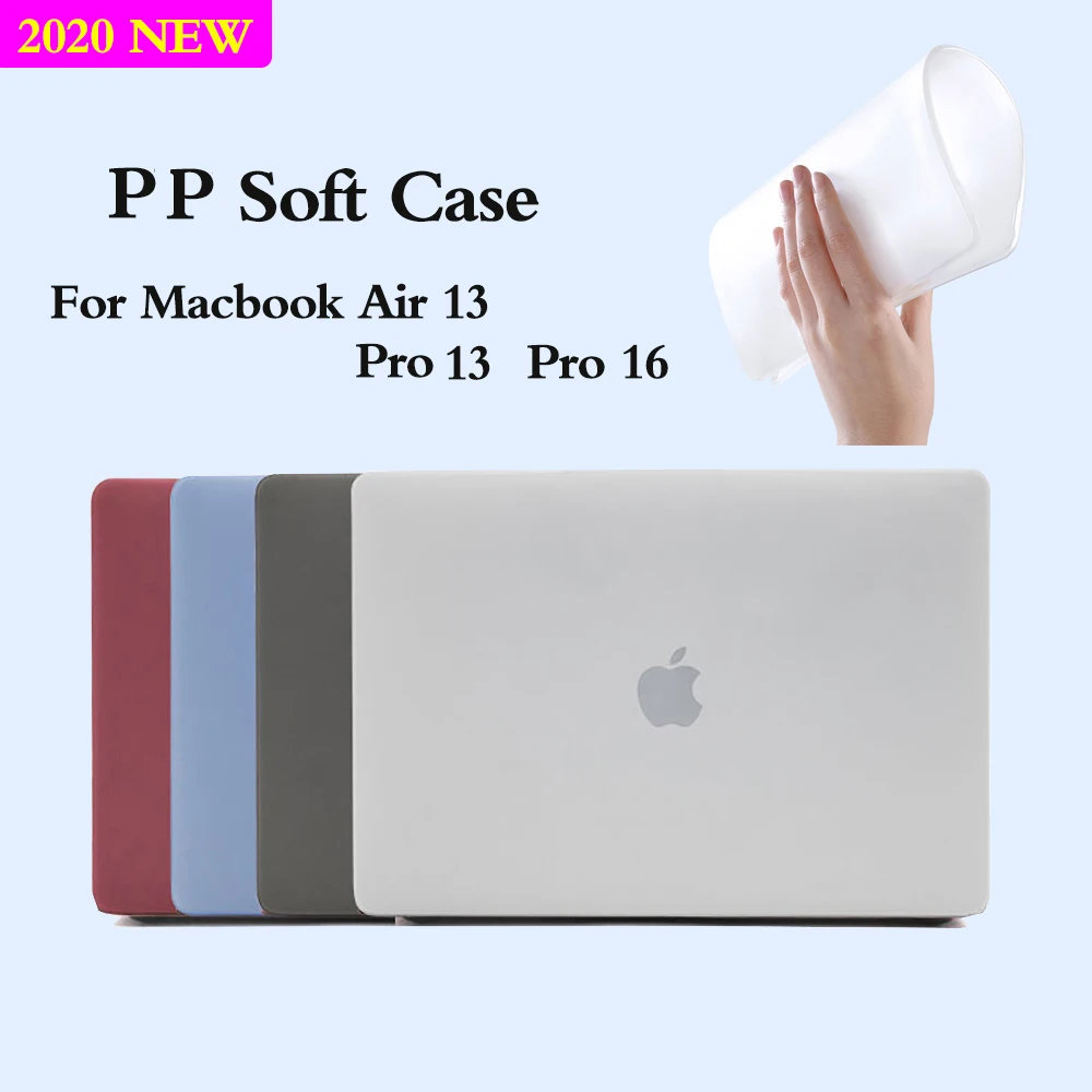 2020 New Soft Laptop Case For MacBook Air 13 Case A2179 A2337 Touch ID Pro 13 M1 Case A2289 A2159 A2338 Pro 16 A2141 2019 Cover