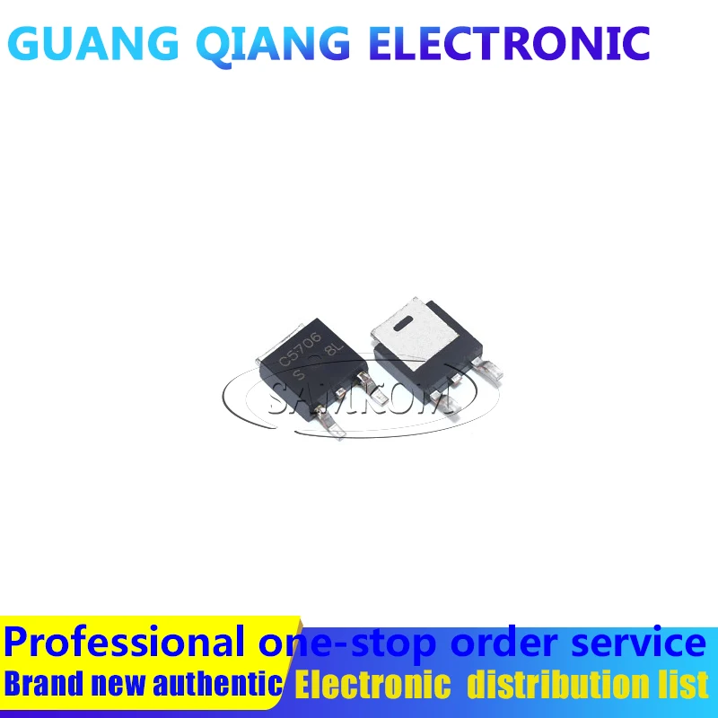 Mosfet 2sc5706 c5706 mosfet a-251 novo original, 20 peças